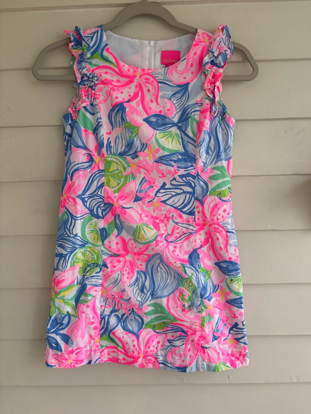Lilly Pulitzer Mini Steffi Shift Dress Havana Cocktail Girl’s Size 10 - Picture 6 of 14